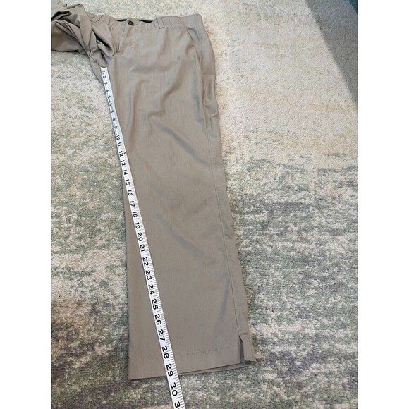Under Armour Golf Pants Mens 34x30 Khaki Performance Stretch Lightweight UA - Picture 6 of 8